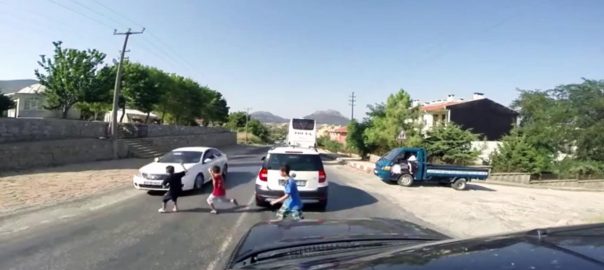 Accident rutier cu copii