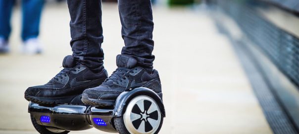 hoverboard pe strada